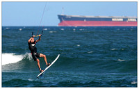 Kite Surfing - Nobby's Beach, Newcastle